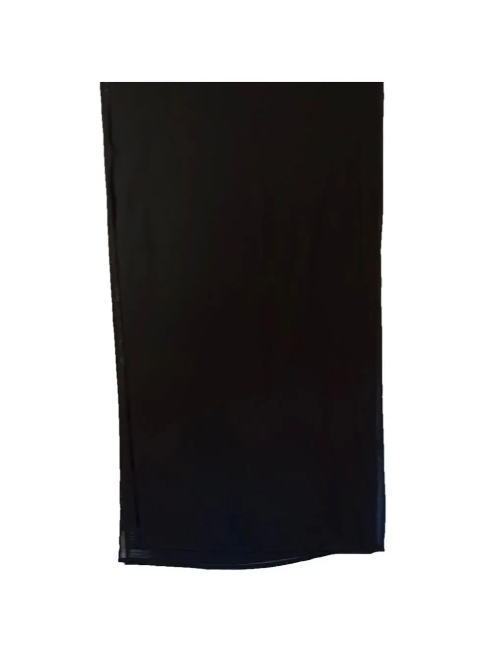 Elegant Black Sheer Scarf or Wrap 38X66 (T3)